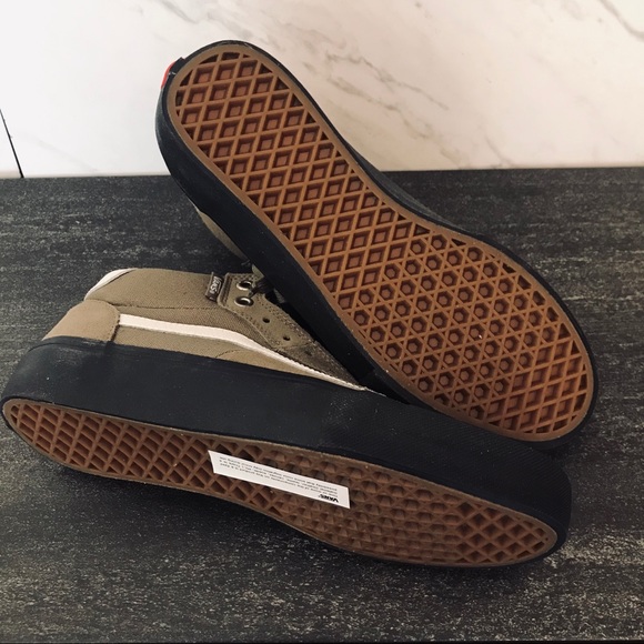 NEW Vans Gilbert Crockett Ivy Green Blk Sneakers - Picture 4 of 5